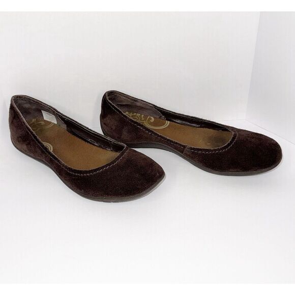 Merrell Avesso Suede Espresso Brown Slip On Comfort Ballet Flats Women's Sz 6.5 - Picture 2 of 11